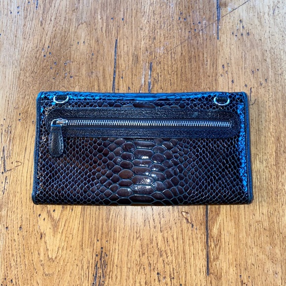 Brighton Embossed Snakeskin Wallet - Picture 2 of 6